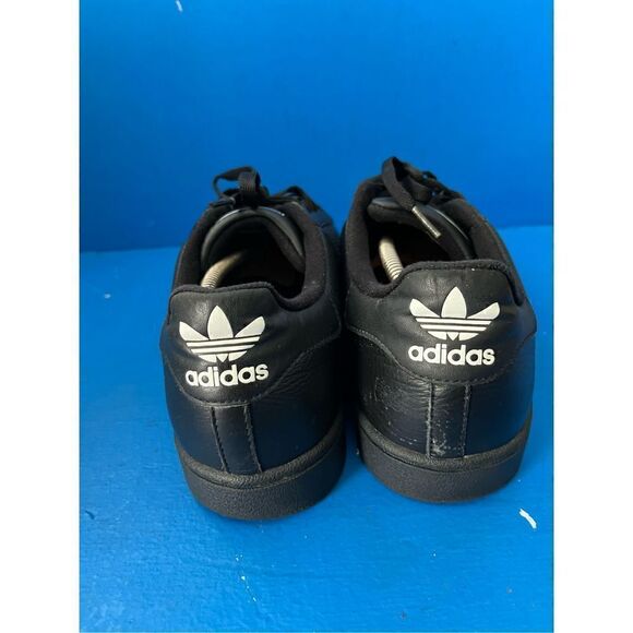 Adidas Superstar 2 Mens Size 11.5 Black Shoes Sneakers Shell Toe Athletic 677660 - Picture 3 of 6